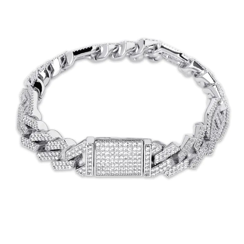 14mm Full Zircon Hip Hop Cuban Chain