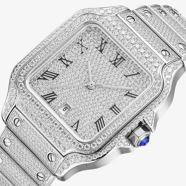 Waterproof Luxury Diamond Watch For Men