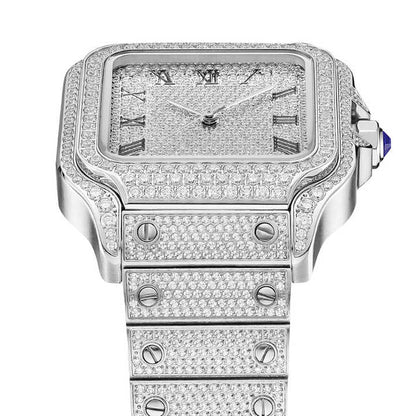 Waterproof Luxury Diamond Watch For Men