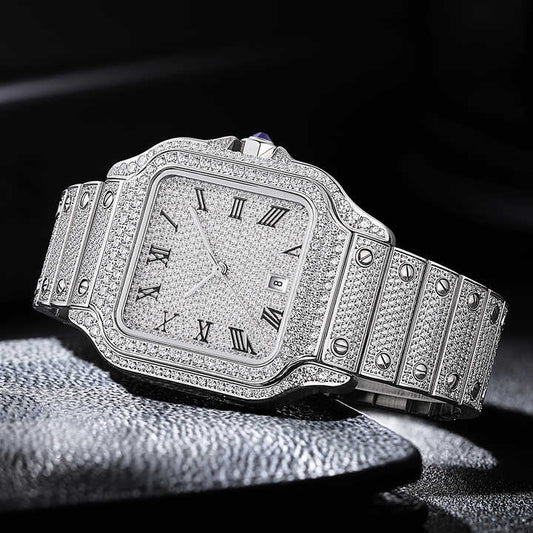 Waterproof Luxury Diamond Watch For Men