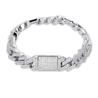 14mm Full Zircon Hip Hop Cuban Chain